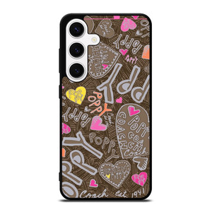 COACH NEW YORK NEW POOPY Samsung Galaxy S24 Case Cover COACH NEW YORK NEW POOPY Samsung Galaxy S24 Case Cover