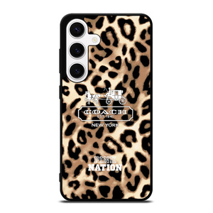 COACH NEW YORK PINK NATION LEPOARD Samsung Galaxy S24 Case Cover COACH NEW YORK PINK NATION LEPOARD Samsung Galaxy S24 Case Cover