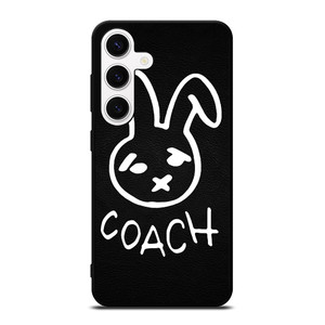 COACH NEW YORK RABBIT LEATHER Samsung Galaxy S24 Case Cover