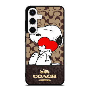 COACH NEW YORK SNOOPY Samsung Galaxy S24 Case Cover COACH NEW YORK SNOOPY Samsung Galaxy S24 Case Cover