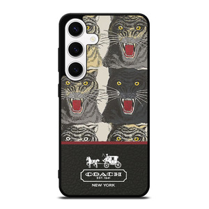 COACH NEW YORK TIGER FACE PATTERN Samsung Galaxy S24 Case Cover COACH NEW YORK TIGER FACE PATTERN Samsung Galaxy S24 Case Cover