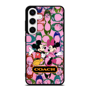 COACH PINK MICKEY MINNIE Samsung Galaxy S24 Case Cover COACH PINK MICKEY MINNIE Samsung Galaxy S24 Case Cover
