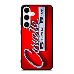 CORVETTE STINGRAY RED EMBLEM Samsung Galaxy S24 Case Cover CORVETTE STINGRAY RED EMBLEM Samsung Galaxy S24 Case Cover