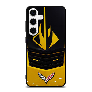 CORVETTE STINGRAY YELLOW GRILLES Samsung Galaxy S24 Case Cover CORVETTE STINGRAY YELLOW GRILLES Samsung Galaxy S24 Case Cover