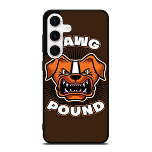 DAWG POUND CLEVELAND BROWNS Samsung Galaxy S24 Case Cover DAWG POUND CLEVELAND BROWNS Samsung Galaxy S24 Case Cover