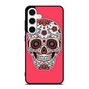 DAY OF THE DEAD PINK Samsung Galaxy S24 Case Cover DAY OF THE DEAD PINK Samsung Galaxy S24 Case Cover