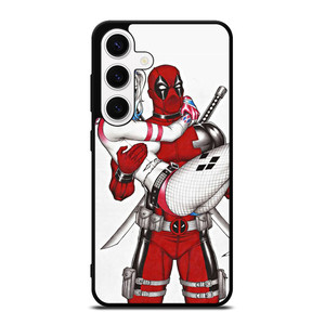 DEADPOOL HARLEY QUINN CARTOON Samsung Galaxy S24 Case Cover DEADPOOL HARLEY QUINN CARTOON Samsung Galaxy S24 Case Cover
