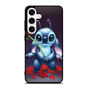 DISNEY STITCH AND ROSE FLOWER Samsung Galaxy S24 Case Cover DISNEY STITCH AND ROSE FLOWER Samsung Galaxy S24 Case Cover