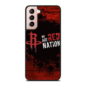 HOUSTON ROCKETS NBA WE ARE RED NATION Samsung Galaxy S21 Case Cover