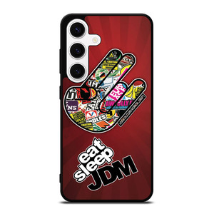 EAT SLEEP JDM LOGO Samsung Galaxy S24 Case Cover EAT SLEEP JDM LOGO Samsung Galaxy S24 Case Cover