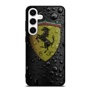 FERRARI DROP WATER BLACK Samsung Galaxy S24 Case Cover FERRARI DROP WATER BLACK Samsung Galaxy S24 Case Cover