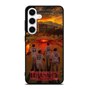 HOUSTON ASTROS STRANGER THINK Samsung Galaxy S24 Case Cover HOUSTON ASTROS STRANGER THINK Samsung Galaxy S24 Case Cover