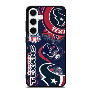 HOUSTON TEXANS NFL STICKER BOMB Samsung Galaxy S24 Case Cover