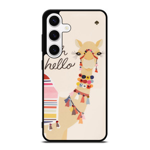 KATE SPADE CAMEL OH HELLO Samsung Galaxy S24 Case Cover KATE SPADE CAMEL OH HELLO Samsung Galaxy S24 Case Cover