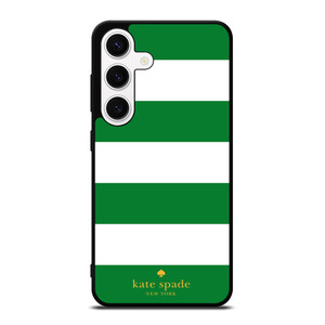 KATE SPADE GREEN STRIPE Samsung Galaxy S24 Case Cover