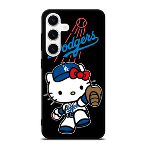 LA DODGERS HELLO KITTY BASEBALL Samsung Galaxy S24 Case Cover