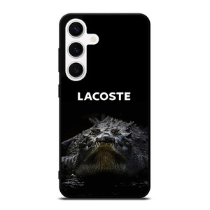 LACOSTE CROCODILE BLACK Samsung Galaxy S24 Case Cover