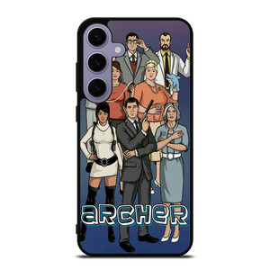 ARCHER CARTOON ALL CAST Samsung Galaxy S24 Plus Case Cover ARCHER CARTOON ALL CAST Samsung Galaxy S24 Plus Case Cover