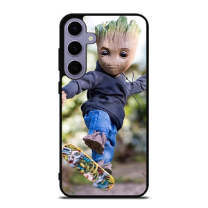 BABY GROOT SKATEBOARD Samsung Galaxy S24 Plus Case Cover BABY GROOT SKATEBOARD Samsung Galaxy S24 Plus Case Cover