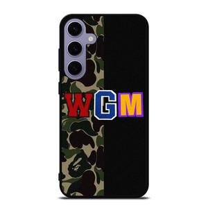 BAPE WGM CAMO Samsung Galaxy S24 Plus Case Cover BAPE WGM CAMO Samsung Galaxy S24 Plus Case Cover