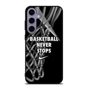 BASKETBALL NEVER STOPS LOGO Samsung Galaxy S24 Plus Case Cover BASKETBALL NEVER STOPS LOGO Samsung Galaxy S24 Plus Case Cover