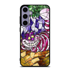 CHESHIRE CAT STAINED GLASS Samsung Galaxy S24 Plus Case Cover