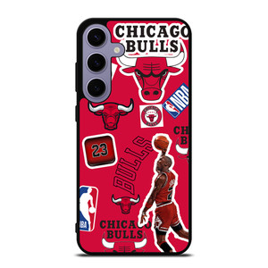 CHICAGO BULLS STICKER BOMB Samsung Galaxy S24 Plus Case Cover