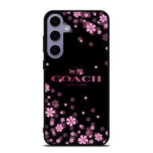 COACH FLOWERS PURPLE Samsung Galaxy S24 Plus Case Cover COACH FLOWERS PURPLE Samsung Galaxy S24 Plus Case Cover