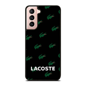 LACOSTE LOGO PATTERN Samsung Galaxy S21 Case Cover LACOSTE LOGO PATTERN Samsung Galaxy S21 Case Cover