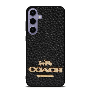 COACH NEW YORK BLACK LEATHER 2 Samsung Galaxy S24 Plus Case Cover COACH NEW YORK BLACK LEATHER 2 Samsung Galaxy S24 Plus Case Cover