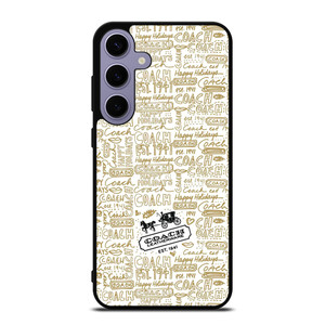 COACH NEW YORK COLLAGE Samsung Galaxy S24 Plus Case Cover