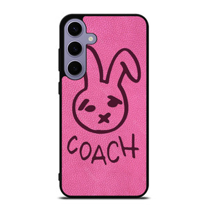 COACH NEW YORK RABBIT LEATHER PINK Samsung Galaxy S24 Plus Case Cover COACH NEW YORK RABBIT LEATHER PINK Samsung Galaxy S24 Plus Case Cover