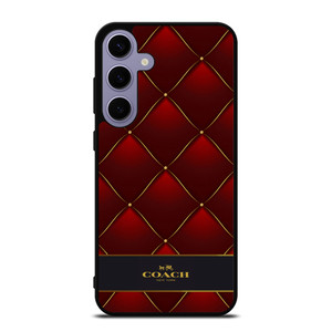 COACH NEW YORK RED GOLD Samsung Galaxy S24 Plus Case Cover COACH NEW YORK RED GOLD Samsung Galaxy S24 Plus Case Cover