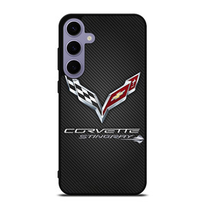 CORVETTE STINGRAY C7 CARBON LOGO Samsung Galaxy S24 Plus Case Cover