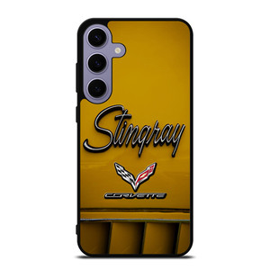 CORVETTE STINGRAY LOGO YELLOW Samsung Galaxy S24 Plus Case Cover