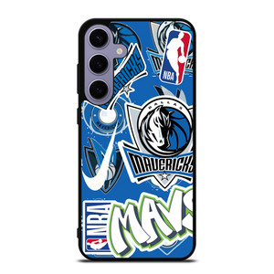 DALLAS MAVERICKS NBA STICKER BOMB Samsung Galaxy S24 Plus Case Cover