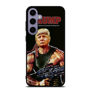DONALD TRUMP RAMBO Samsung Galaxy S24 Plus Case Cover