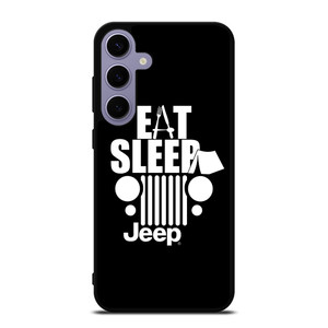 EAT SLEEP JEEP ART Samsung Galaxy S24 Plus Case Cover