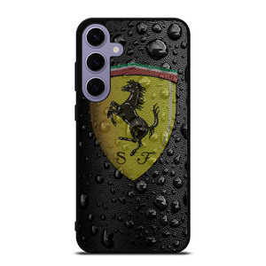 FERRARI DROP WATER BLACK Samsung Galaxy S24 Plus Case Cover