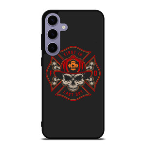 FIREFIGHTER FIREMAN SKULL LOGO Samsung Galaxy S24 Plus Case Cover