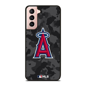 LOS ANGELES ANGELS BASEBALL BLACK CAMO Samsung Galaxy S21 Case Cover