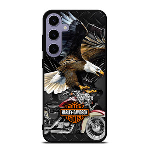 HARLEY DAVIDSON EAGLE METAL LOGO Samsung Galaxy S24 Plus Case Cover