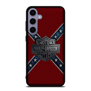 HARLEY DAVIDSON FLAG CARBON Samsung Galaxy S24 Plus Case Cover