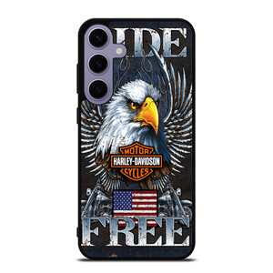 HARLEY DAVIDSON FREE RIDE EAGLE Samsung Galaxy S24 Plus Case Cover