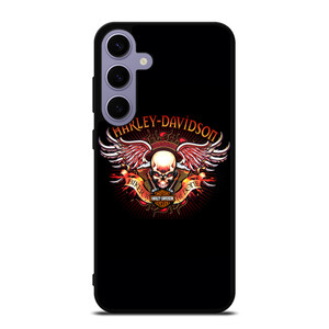 HARLEY DAVIDSON WING SKULL LOGO Samsung Galaxy S24 Plus Case Cover