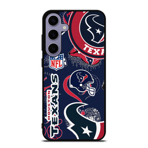 HOUSTON TEXANS NFL STICKER BOMB Samsung Galaxy S24 Plus Case Cover
