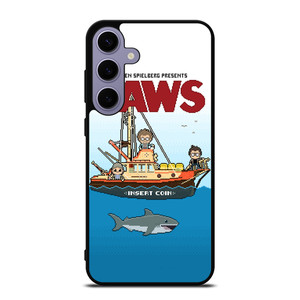 JAWS LOGO 8 BIT Samsung Galaxy S24 Plus Case Cover