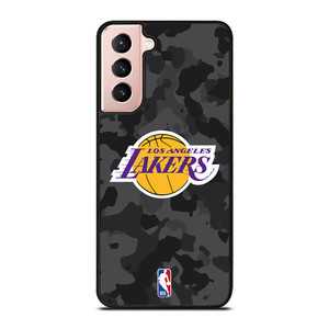 LOS ANGELES LAKERS BLACK CAMO Samsung Galaxy S21 Case Cover