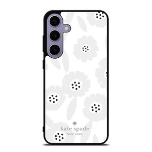 KATE SPADE GREY FLOWER Samsung Galaxy S24 Plus Case Cover