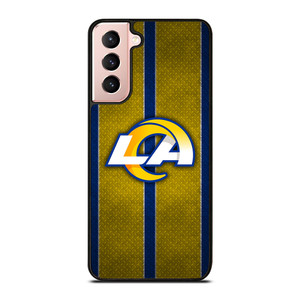 LOS ANGELES RAMS NFL METAL STRIPE Samsung Galaxy S21 Case Cover